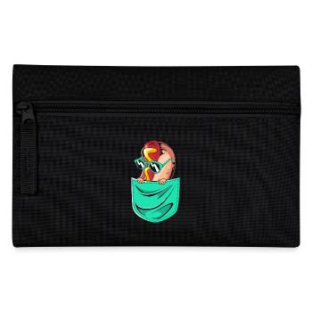 Hot Dog Snack - Pencil Case - black - Front
