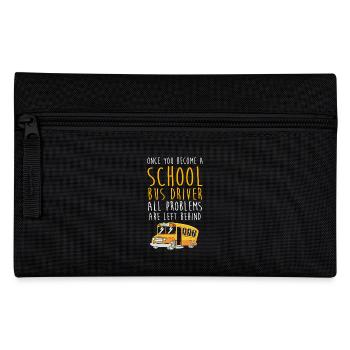 School Bus Driver School Bus - Pencil Case - black - Front