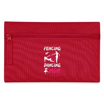 Fencing or Dancing Mom - Federtasche - Rot - Vorne