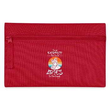 Zodiac sign Aries - Pencil Case - red - Front