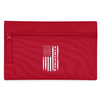 Flagge USA Virginia Bundesstaat Geschenk - Federtasche - Rot - Vorne