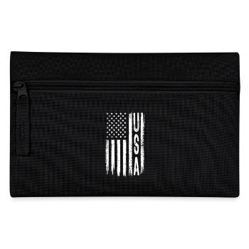 Drapeau des États-Unis - Cadeau - Trousse - noir - Devant