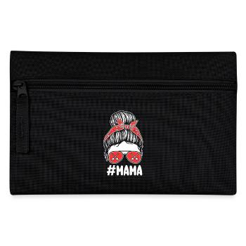 Fencer Mom Mother Fencing - Pencil Case - black - Front