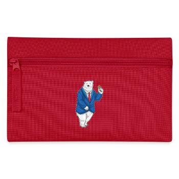 Eisbär Bräutigam Ehering Hochzeit - Federtasche - Rot - Vorne