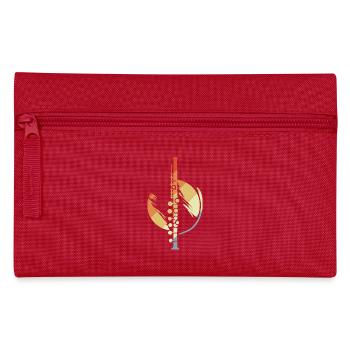 Croquis de flûtes rétro - Trousse - rouge - Devant