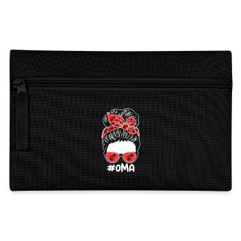 Horn player Grandma French horn - Pencil Case - black - Front