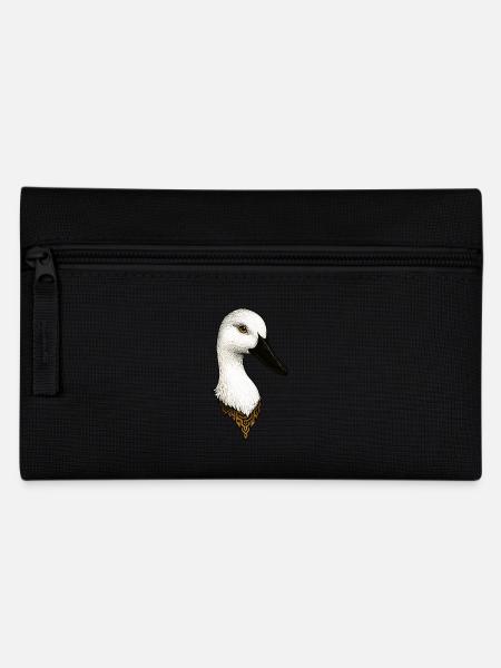 Laufente Laufenten Laufenten Mama Laufenten Papa - Federtasche - Schwarz