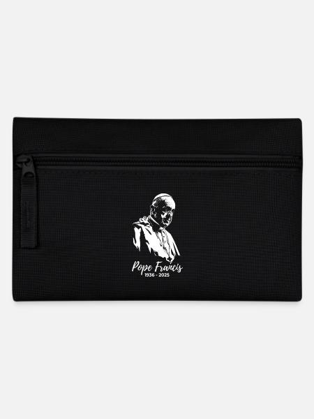 Papst Franziskus - heiliger Vater - Federtasche - Schwarz