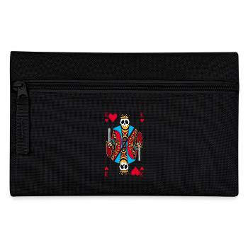 The King of Hearts is dead - Pencil Case - black - Front