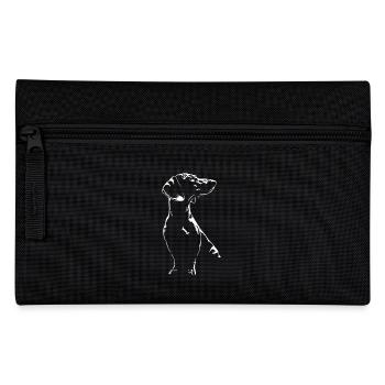 Teckel Silhouette Chiens Chien Wilsigns - Trousse - noir - Devant