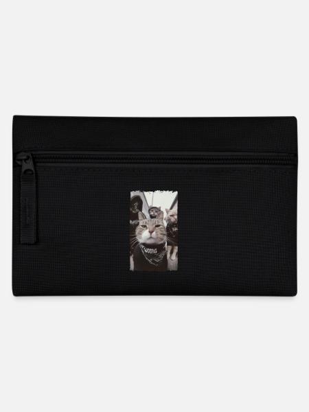 Gangster Cats Streetwear Cool Cat Motif - Pencil Case - black