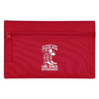 Danse en ligne Cowboy Danseuse en ligne Danse en ligne - Trousse - rouge - Devant