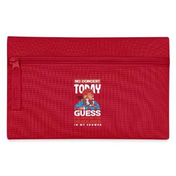 No concert today sad music - Pencil Case - red - Front