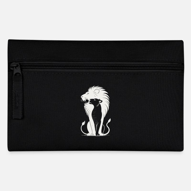 Silhouette du Lion Royal - Trousse - noir