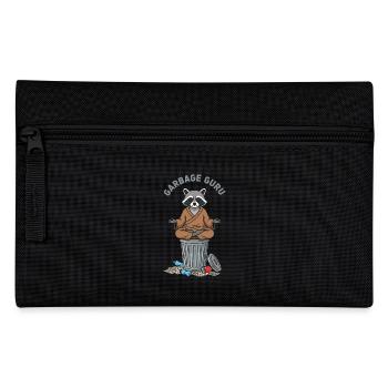Garbage Guru Raccoon Zen - Pencil Case - black - Front