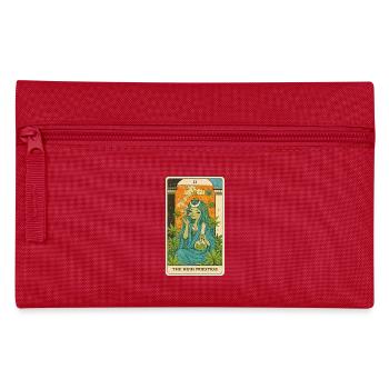 High Priestess Cannabis Tarot - Pencil Case - red - Front