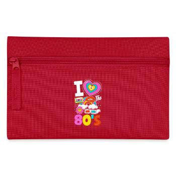 Retro Back to the 80s Vintage Design - Pencil Case - red - Front