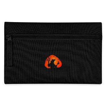 Vogelfütterung - Federtasche - Schwarz - Vorne