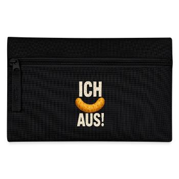 Lustiger Spruch Humor Ich Flip Aus Geschenkidee - Federtasche - Schwarz - Vorne