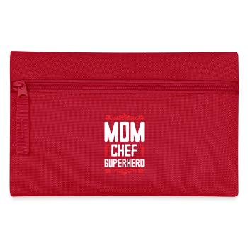 Maman Patron Super-héroïne Maman - Trousse - rouge - Devant