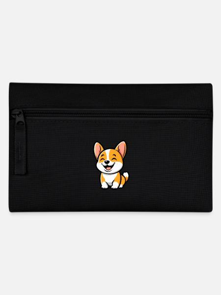 Chien Corgi Mignon - Trousse - noir