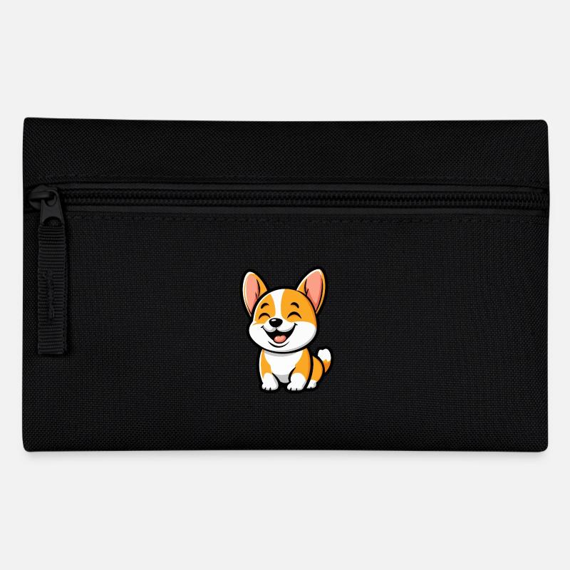 Chien Corgi Mignon - Trousse - noir