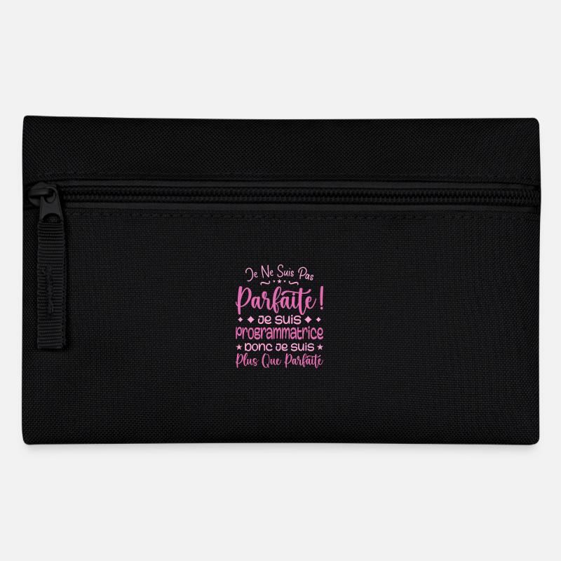 Ein mehr als perfekter Programmierer, ein Traumberuf - Federtasche - Schwarz