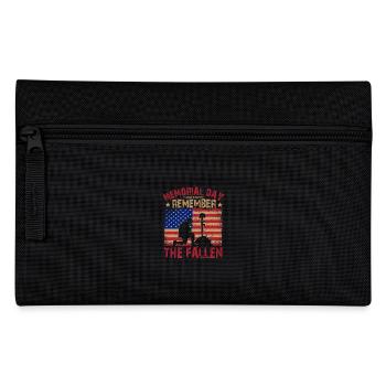 Memorial day Remember the Fallen - Pencil Case - black - Front