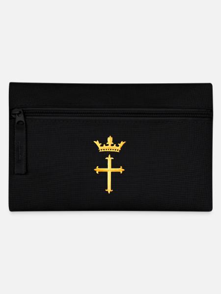 Croix + Couronne - Trousse - noir