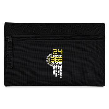 Feuerwehr - 24 Tage 365 Stunden - Federtasche - Schwarz - Vorne
