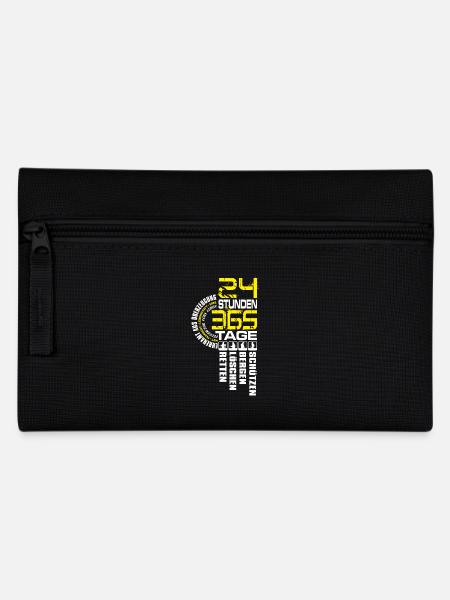 Feuerwehr - 24 Tage 365 Stunden - Federtasche - Schwarz