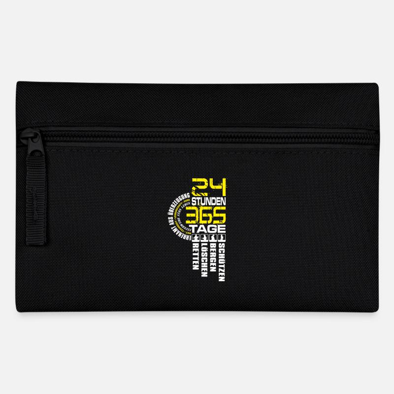 Feuerwehr - 24 Tage 365 Stunden - Federtasche - Schwarz