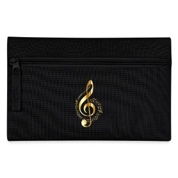 golden clef - Pencil Case - black - Front