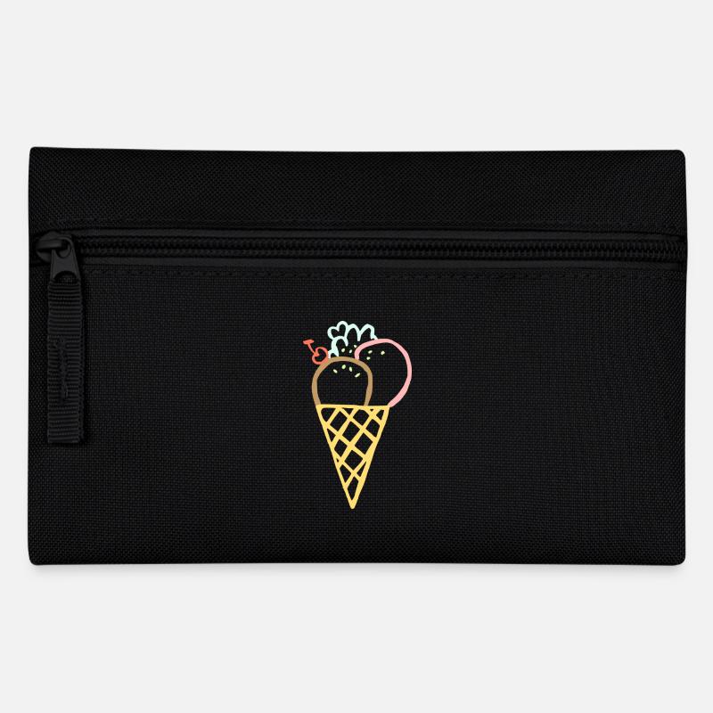 ICE CREAM ETE - Trousse - noir