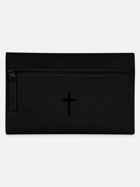 Kreuz Christentum Jesus Kirche Religion Bibel Neu - Federtasche - Schwarz