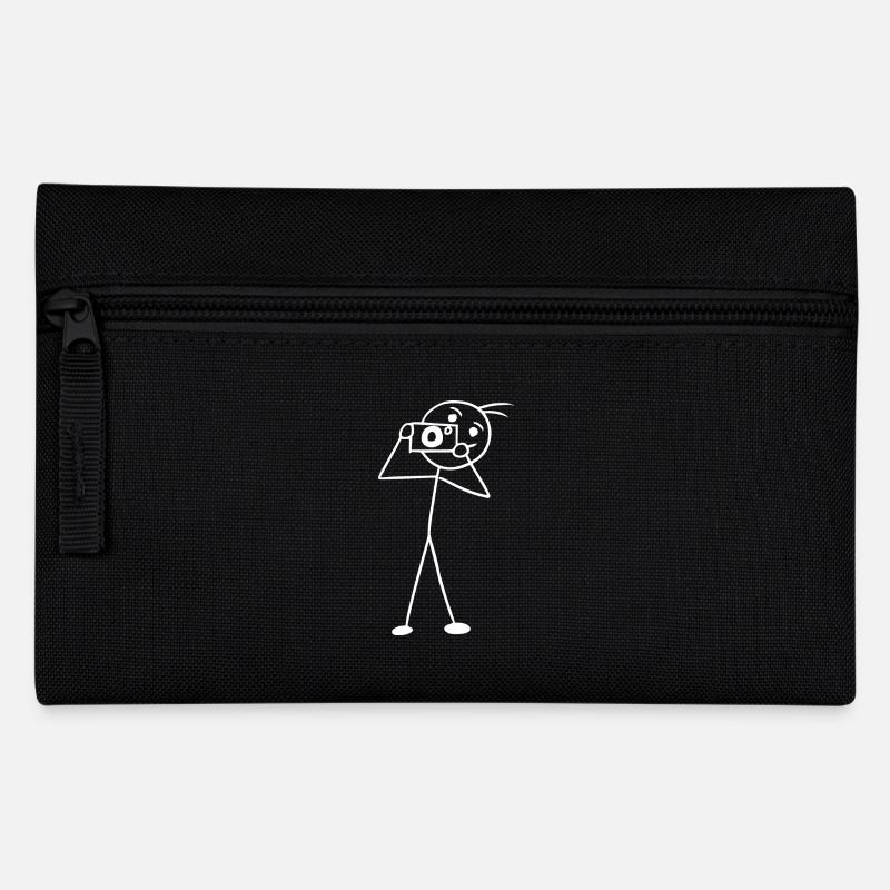 Smile!!! - Pencil Case - black
