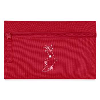 Cacatoès mignon - Trousse - rouge - Devant