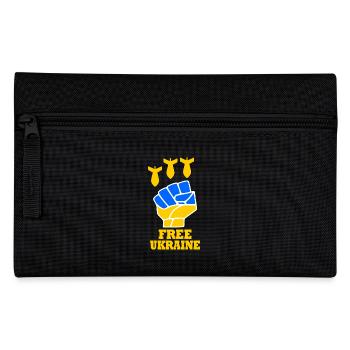 Ukraine - Federtasche - Schwarz - Vorne