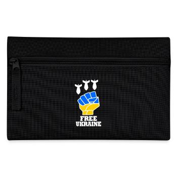 Ukraine - Federtasche - Schwarz - Vorne