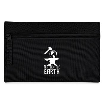 Flatten The Earth - Federtasche - Schwarz - Vorne
