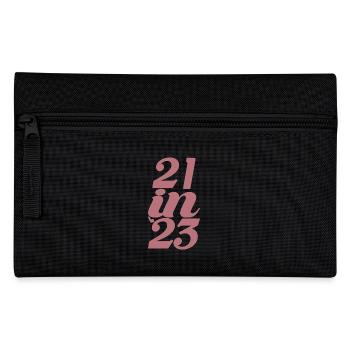 Cadeau 21e anniversaire 21 ans Hommes & Femmes - Trousse - noir - Devant