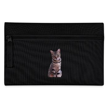 Katze Kätzchen - Federtasche - Schwarz - Vorne