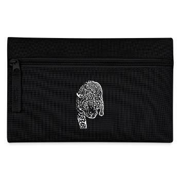 Leopard White - Pencil Case - black - Front