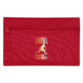 Hockey Grandfather - Pencil Case - red - Front