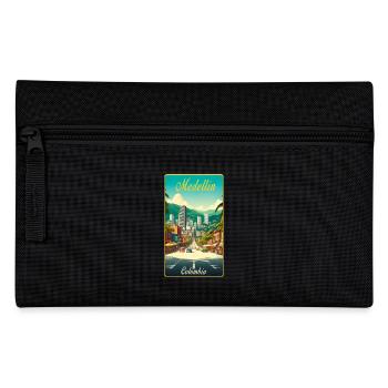 Medellin Columbia Retro Classic Design - Pencil Case - black - Front