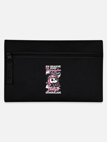 Lustiger Pferde Spruch Therapeut Shetty Pony - Federtasche - Schwarz