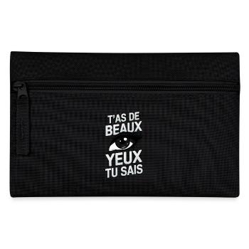 T'as de beaux yeux tu sais - Trousse - noir - Devant