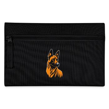 Belgian Malinois Portrait Belgian Shepherd Dog - Pencil Case - black - Front