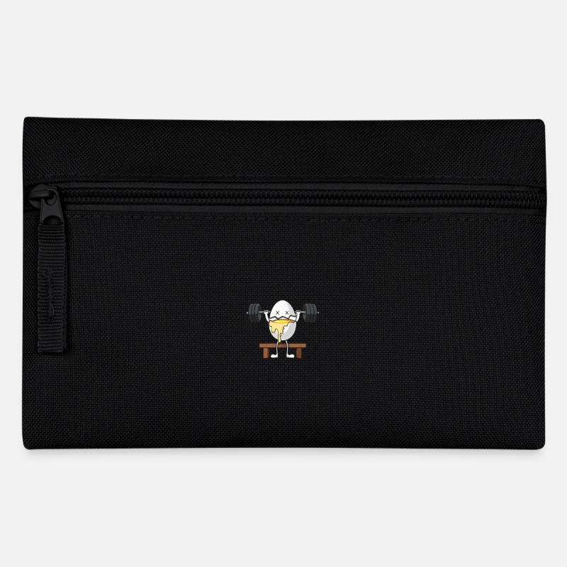 No Pain, no Gain - Federtasche - Schwarz