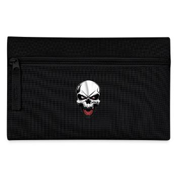 Crâne de musique rock - Trousse - noir - Devant